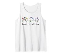 God Scripture Count it All Joy Womens Christian Bible Verse Camiseta sin Mangas