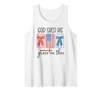 God Shed His Grace on Thee America God Shed His Grace on Me Camiseta sin Mangas