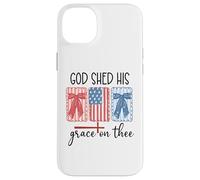 God Shed His Grace on Thee America God Shed His Grace on Me Carcasa para iPhone 14 Plus