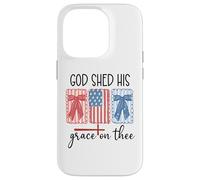 God Shed His Grace on Thee America God Shed His Grace on Me Carcasa para iPhone 14 Pro