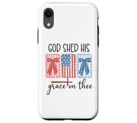 God Shed His Grace on Thee America God Shed His Grace on Me Carcasa para iPhone XR