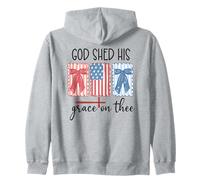 God Shed His Grace on Thee America God Shed His Grace on Me Sudadera con Capucha