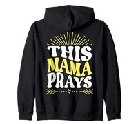 God This Mama Prays Faith Sudadera con Capucha
