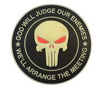 God Will Judge Our Enemies PVC Patch (Glow in the Dark)