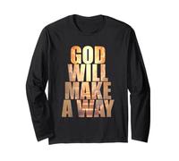God Will Make A Way - Christian Faith Inspirational Manga Larga