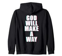 God Will Make A Way - Christian Faith Inspirational Sudadera con Capucha
