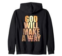 God Will Make A Way - Christian Faith Inspirational Sudadera con Capucha