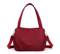 GodbTG Body Light And Versatile Casual Bag, Crossbody Bags for Women, Nylon Waterproof Shoulder Crossbody Bag (Red)