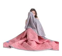GodbTG Cooling Throw Blanket for Hot Sleepers, Lightweight Summer Blanket, Soft Breathable Cooling Bedding for Bed Couch Travel Camping, All Season Comfort (Pink,59.1 x 78.7 in)