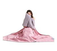 GodbTG Cooling Throw Blanket for Hot Sleepers, Lightweight Summer Blanket, Soft Breathable Cooling Bedding for Bed Couch Travel Camping, All Season Comfort (Sakura Pink,70.9 x 78.7 in)