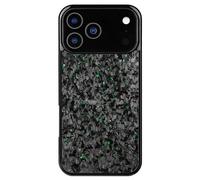GodbTG Forged Carbon Fibre Phone Case, Carbon Fibre Phone Case for iPhone 17 16 15 14 13 12 11 Pro MAX (17 Pro,Green)