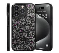 GodbTG Forged Carbon Fibre Phone Case, Carbon Fibre Phone Case for iPhone 17 16 15 14 13 12 11 Pro MAX (12,Purple)