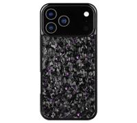 GodbTG Forged Carbon Fibre Phone Case, Carbon Fibre Phone Case for iPhone 17 16 15 14 13 12 11 Pro MAX (17 Pro,Purple)