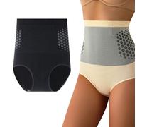 GodbTG High Waist Sculpting Shorts for Women Thermogenic Compression Shapewear Tummy Control Body Shaper Workout Yoga Underwear (Black,XL (125-150 lbs))