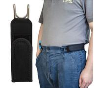 GodbTG No Buckle Elastic Belt for Men & Women, Invisible Metal Hook Stretch Belt, Comfortable Adjustable Waist Belt for Jeans, Pants & Travel