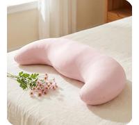 GodbTG S-Shaped Body Pillow for Side Sleepers (85 x 26 x 15 cm,Pink 2)