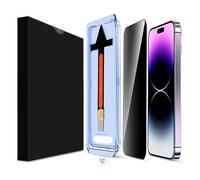 GodbTG Tendency Screen Protector for iPhone, Glass Screen Protector Dust Free Without Bubbles, 2024 New Invisible Screen Protector for iPhone (Anti-Peep,15 Pro MAX)