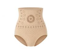 GodbTG Women’s High Waist Shapewear Shorts, Tummy Control Butt Lifting Compression Panties, Seamless Body Shaper (Nude,L)
