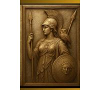 Goddess of Wisdom: A Daily Strategy and Planning Journal: Luxury Bas-Relief Marble & Bronze Notebook for Business Planning