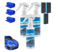 Godemmio Removedor de polvo de hierro, spray de eliminación de óxido, removedor de polvo de hierro, spray removedor instantáneo Rustout, spray multifuncional para eliminar óxido de herramientas,
