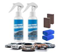 Godemmio Removedor de polvo de hierro, spray de eliminación de óxido, removedor de polvo de hierro, spray removedor instantáneo Rustout, spray multifuncional de eliminación de óxido para herramientas,