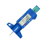 GODESON Medidor Digital Profundidad Banda Rodamiento,0-25.4 Mm Pulgadas Rodamiento con Pantalla LCD y Medidor Azul de Profundidad Banda de Rodamiento para Autos,Camiones,Motocicletas