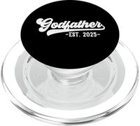 Godfather EST 2025 Godfather To Be Gifts New God Dad PopSockets PopGrip para MagSafe