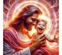 Godfather Life Halo Jigsaw Puzzle 300 Pieces 35x35cm/14x14inch, Difficult Jigsaw Puzzles for Adults 300, Beautiful Art Work, Great Festive Puzzle Gift for Men/Women