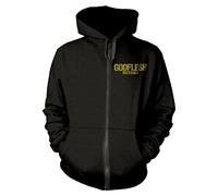 Godflesh Messiah - Sudadera con capucha con cremallera para hombre, color negro, Negro, 2X