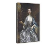 Godfrey Kneller - Póster de retrato de Maria Taylor Byrd para dormitorio, lienzo decorativo para pared, oficina, habitación, decoración estética, regalo, 50 x 75 cm