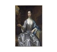 Godfrey Kneller - Póster de retrato de Maria Taylor Byrd para dormitorio, lienzo decorativo para pared, oficina, habitación, decoración estética, regalo, 60 x 90 cm