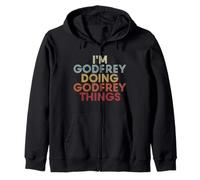 Godfrey Name Godfrey Personalized Name First Given Sudadera con Capucha