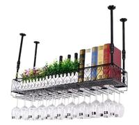 GODFSAHG Botellero Botellero De Vino De Hierro, Botellero De Vino Vintage, Botellero De Restaurante, Botellero De Restaurante, Utilizado para Gabinetes Y Barras Copa (Color: Noir, Tamaño: L