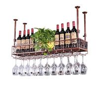 GODFSAHG Estantes para Vino de Estilo nórdico, Soporte para Botellas, exhibición de Copas, estantes de Almacenamiento de Hierro y Metal, decoración de Montaje en Pared, estanterías Colgante