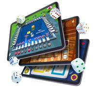 GoDice Full Pack - 6 Dados Inteligentes conectados. Los Mejores Juegos de Dados de Todos los Tiempos al Siglo XXI. Juegos educativos, Divertidos innovadores para Familiares, Amigos y Noches de Juegos