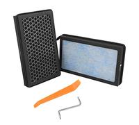 Godimg 2 Pack Luftfilter Compatible with Tsla Modell 3/Y (2016-2024) Luftfilter, HEPA Kabine Luftfilter mit Aktivkohle, Value Kit mit Removal Tool