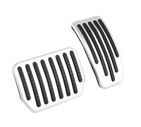 Godimg Pedal Covers Tapas de pedal de freno Pedal de acelerador Adecuado para Tesla Model 3 Model Y 2016-2024 (un juego de 2)
