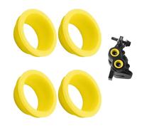 GodLOL 4 anillos de color para pinza Magura MT5 MT7 | Moldura ligera para freno de bicicleta | Varios colores para personalización (amarillo)