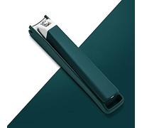 GODLON Cortauñas antisalpicaduras, cortaúñas para cortar uñas gruesas, color verde oscuro