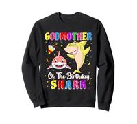 Godmother of The Shark Birthday Family Birthday Goddaughter Sudadera