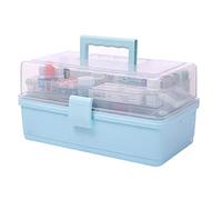 GODNECE Caja de almacenamiento de 3 capas para el hogar de la medicina portátil kit de primeros auxilios