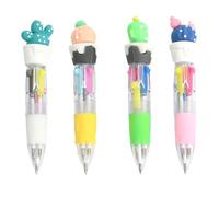 Godneei 4 mini bolígrafos multicolor para niños, bolígrafos pequeños, mini bolígrafos para niños, suministros escolares, bolsas de fiesta, ideas de regalo de cumpleaños