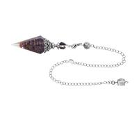 Godneei Pendulo Resina Amatista Piedra Natural Pendulos Adivinacion Amatista Utilizada En Rituales Wiccanos, AdivinacióN, SanacióN Reiki