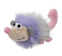 goDog Silent Squeak Urban Wildlife Pippa Possum, Juguete ultrasónico chirriante para Perro, Peluche con tecnología Chew Guard, Mediano