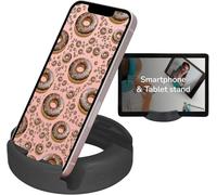GoDonut - Soporte para teléfono para Escritorio - Soporte para teléfono móvil Compatible con teléfonos móviles, tabletas, Dispositivos electrónicos de Lectura - Multiángulo - Negro Original