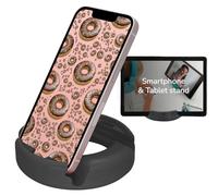 GoDonut - Soporte para teléfono para Escritorio - Soporte para teléfono móvil Compatible con teléfonos móviles, tabletas, Dispositivos electrónicos de Lectura - Multiángulo - Negro Original