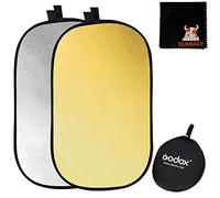 Godox 2 en 1 Plegable Ovalada Reflector Difusor de Flash de Estudio de Discos para Varias Fotos RFT01-120 * 180cm (SM-RFT01-120x180)