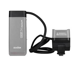 Godox 200W Extension Flash EC200 para Godox AD200/AD200Pro Pocket Flash, 2M Extend Power Cable, Funciona con AD200 Bare Bulbs Head y Speedlite Head