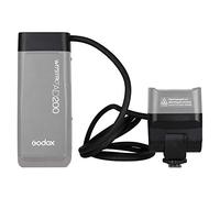 Godox 200W Extension Flash Head EC200 para Godox AD200 Pocket Flash, Cable de alimentación extendido de 2M, Funciona con AD200 Bare Bulbs Head y Speedlite Head + NAMVO Diffuser
