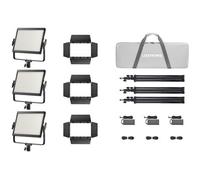 Godox 3 x Litemons + Accesorios - Kit LP1200R-K3 negro